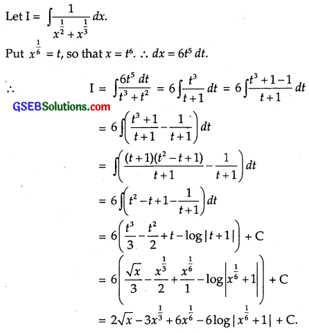 GSEB Solutions Class 12 Maths Chapter 7 Integrals Miscellaneous Exercise img 5
