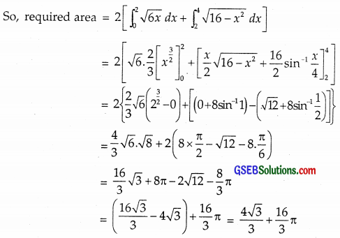 GSEB Solutions Class 12 Maths Chapter 8 Application of Integrals Miscellaneous Exercise img 38