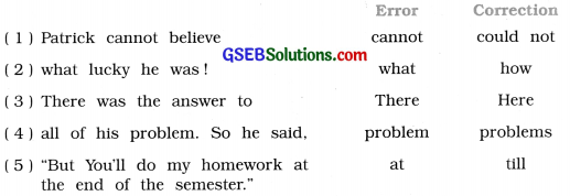 GSEB Solutions Class 6 English Honeysuckle Chapter 1 Who Did Patrick’s Homework 3