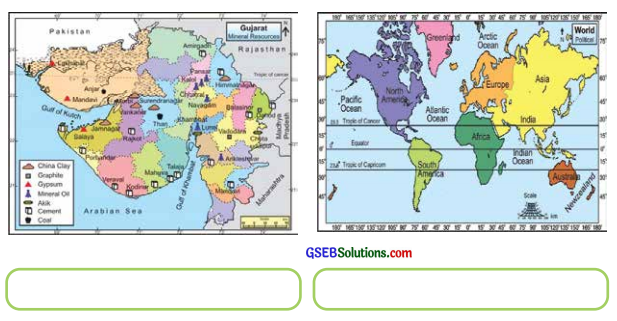 GSEB Solutions Class 6 Social Science Chapter 2 Maps 5