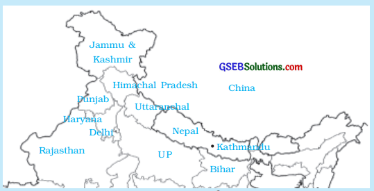 GSEB Solutions Class 9 English Beehive Chapter 10 Kathmandu 1