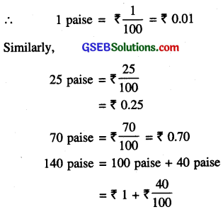 GSEB Class 6 Maths Notes Chapter 8 Decimals 2