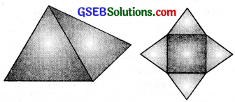 GSEB Class 7 Maths Notes Chapter 15 Visualising Solid Shapes 5