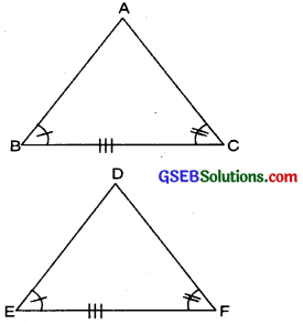 GSEB Class 7 Maths Notes Chapter 7 Congruence of Triangles 13