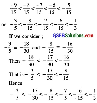 GSEB Class 7 Maths Notes Chapter 9 Rational Numbers 5