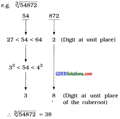 GSEB Class 8 Maths Notes Chapter 7 Cubes and Cube Roots 1