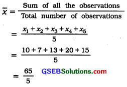 GSEB Class 9 Maths Notes Chapter 14 Statistics 15