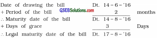 GSEB Solutions Class 11 Accounts Part 2 Chapter 4 Bills of Exchange 10
