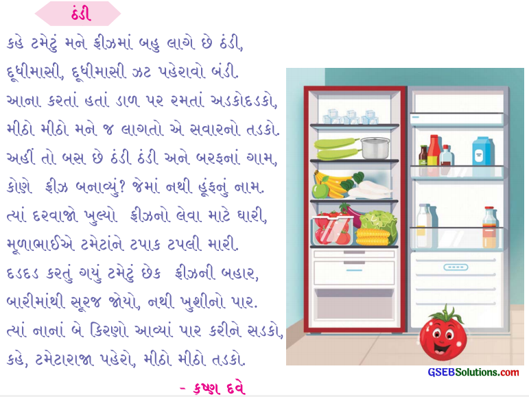 Class 4 Gujarati Textbook Solutions Chapter 8 ટામેટાની દડી, રમે દાદા-દાદી 11
