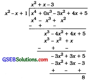 GSEB Solutions Class 10 Maths Chapter 2 બહુપદીઓ Ex 2.3 2