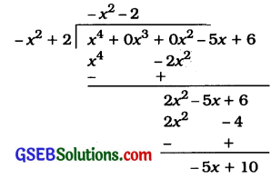 GSEB Solutions Class 10 Maths Chapter 2 બહુપદીઓ Ex 2.3 3