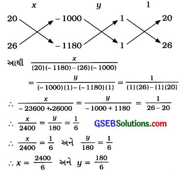GSEB Solutions Class 10 Maths Chapter 3 દ્વિચલ સુરેખ સમીકરણયુગ્મ Ex 3.5 4