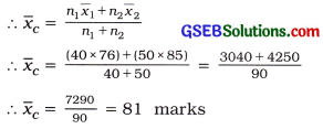 GSEB Solutions Class 11 Statistics Chapter 3 Measures of Central Tendency Ex 3 2