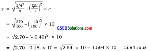 GSEB Solutions Class 11 Statistics Chapter 4 Measures of Dispersion Ex 4 16