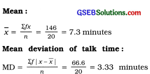 GSEB Solutions Class 11 Statistics Chapter 4 Measures of Dispersion Ex 4.3 7