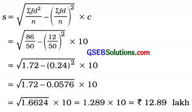GSEB Solutions Class 11 Statistics Chapter 4 Measures of Dispersion Ex 4.4 7