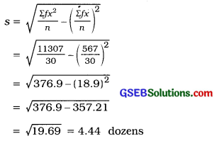 GSEB Solutions Class 11 Statistics Chapter 5 Skewness of Frequency Distribution Ex 5 11