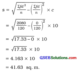 GSEB Solutions Class 11 Statistics Chapter 5 Skewness of Frequency Distribution Ex 5 34
