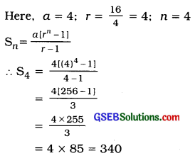 GSEB Solutions Class 11 Statistics Chapter 9 Geometric Progression Ex 9 9
