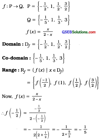 GSEB Solutions Class 11 Statistics Chapter8 Function Ex 8 7