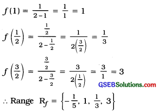 GSEB Solutions Class 11 Statistics Chapter8 Function Ex 8 8