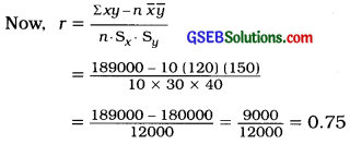 GSEB Solutions Class 12 Statistics Chapter 2 Linear Correlation Ex 2 11