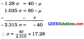 GSEB Solutions Class 12 Statistics Chapter 3 Normal Distribution Ex 3 52