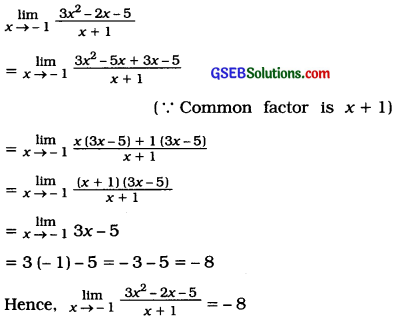 GSEB Solutions Class 12 Statistics Chapter 4 Limit Ex 4 31