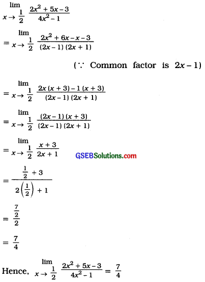 GSEB Solutions Class 12 Statistics Chapter 4 Limit Ex 4 35