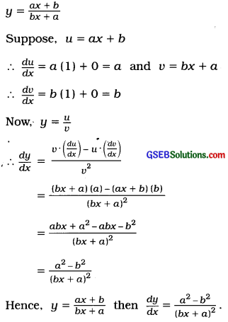 GSEB Solutions Class 12 Statistics Chapter 5 Differentiation Ex 5 16
