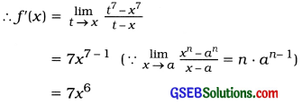 GSEB Solutions Class 12 Statistics Chapter 5 Differentiation Ex 5.1 4