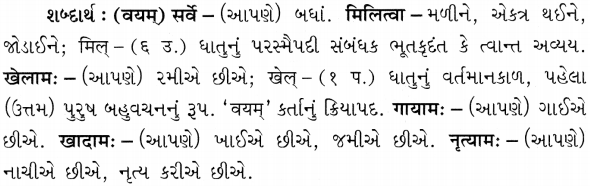 GSEB Solutions Class 6 Sanskrit Chapter 2 दक्षिणपादम् 12