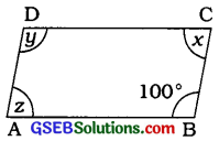 GSEB Solutions Class 8 Maths Chapter 3 ચતુષ્કોણની સમજ Ex 3.3 3