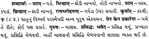 GSEB Solutions Class 8 Sanskrit Chapter 6 विनोदपद्यानि 12