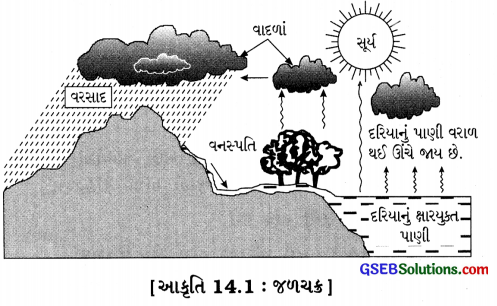 GSEB Class 6 Science Important Questions Chapter 14 પાણી 1