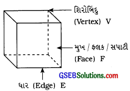 GSEB Class 8 Maths Notes Chapter 10 ઘનાકારોનું પ્રત્યક્ષીકરણ 1