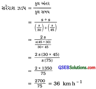 GSEB Class 9 Science Important Questions Chapter 8 ગતિ 50