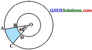 GSEB Solutions Class 10 Maths Chapter 12 વર્તુળ સંબંધિત ક્ષેત્રફળ Ex 12.3 2