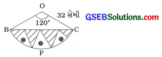 GSEB Solutions Class 10 Maths Chapter 12 વર્તુળ સંબંધિત ક્ષેત્રફળ Ex 12.3 7