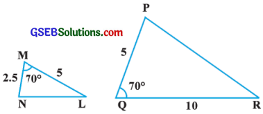 GSEB Solutions Class 10 Maths Chapter 6 ત્રિકોણ Ex 6.3 4