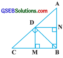 GSEB Solutions Class 10 Maths Chapter 6 ત્રિકોણ Ex 6.6 3