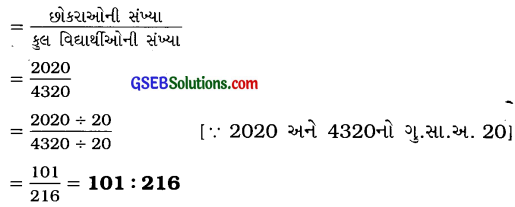 GSEB Solutions Class 6 Maths Chapter 12 ગુણોત્તર અને પ્રમાણ Ex 12.1 16
