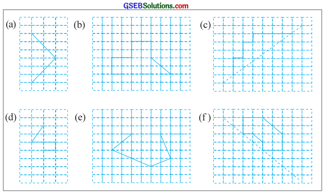 GSEB Solutions Class 6 Maths Chapter 13 સંમિતિ Ex 13.1 10