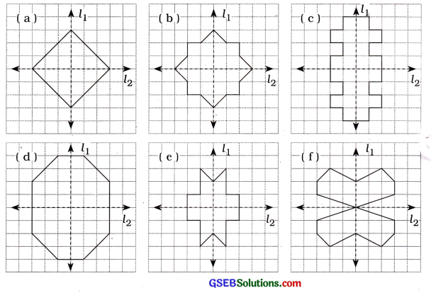 GSEB Solutions Class 6 Maths Chapter 13 સંમિતિ Ex 13.3 10