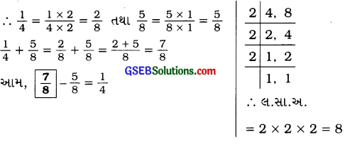 GSEB Solutions Class 6 Maths Chapter 7 અપૂર્ણાંક સંખ્યાઓ Ex 7.6 9