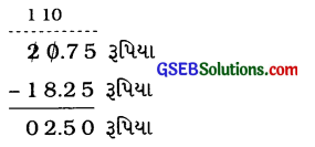 GSEB Solutions Class 6 Maths Chapter 8 દશાંશ સંખ્યાઓ Ex 8.6 1