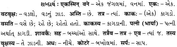 GSEB Solutions Class 6 Sanskrit Chapter 8 काकस्य चातुर्यम् 13