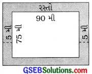 GSEB Solutions Class 7 Maths Chapter 11 પરિમિતિ અને ક્ષેત્રફળ Ex 11.4 1