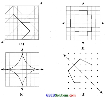 GSEB Solutions Class 7 Maths Chapter 14 સંમિતિ Ex 14.1 14