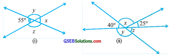 GSEB Solutions Class 7 Maths Chapter 5 રેખા અને ખૂણા Ex 5.1 7